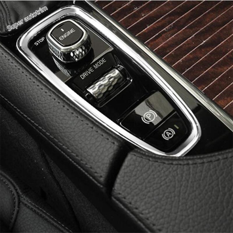 Central Gear Shift Panel Auto P Button Frame Decoration Cover Trim For Volvo XC90 2016 2017 2018  ABS Accessories Interior
