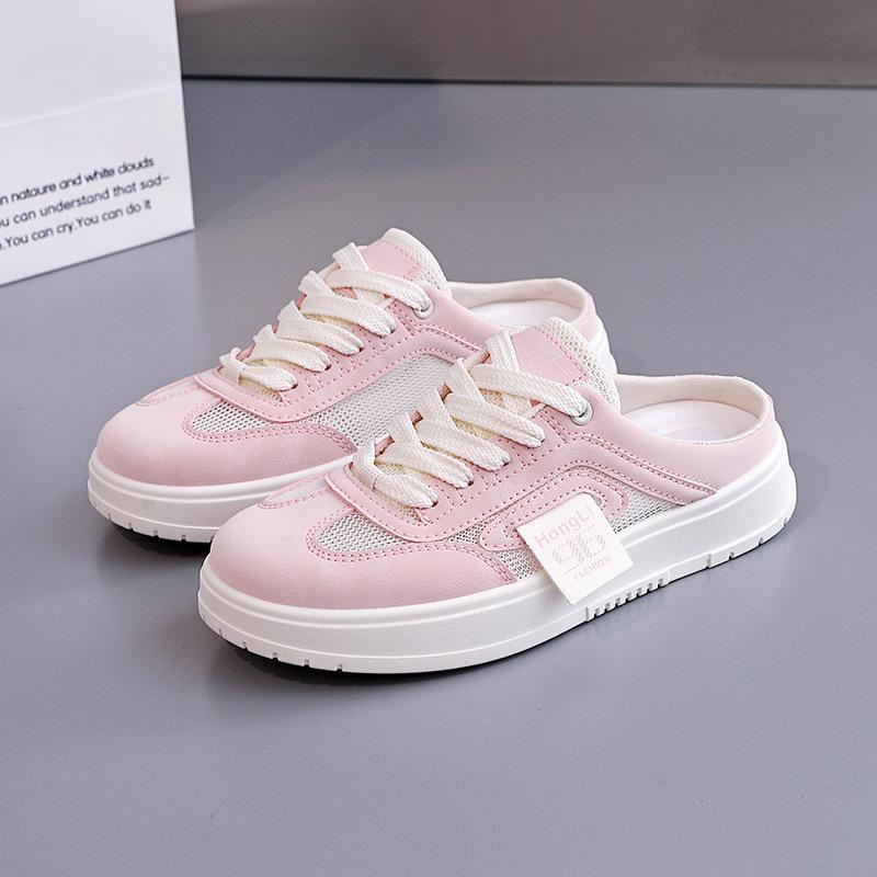 

Little white shoes women s outer slippers 2025 summer explosion hollow fashion versatile soft sole casual breathable sandals 707 40 розовый