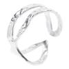 Stainless Steel Rings For Women Men Water Ripples Rainbow/Gold/Silver Color Ring Engagement Fashion Jewelry Party Bague Mujer