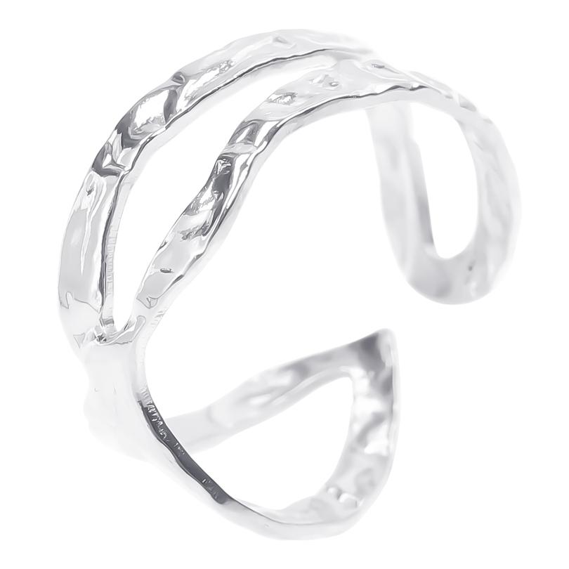 Stainless Steel Rings For Women Men Water Ripples Rainbow/Gold/Silver Color Ring Engagement Fashion Jewelry Party Bague Mujer