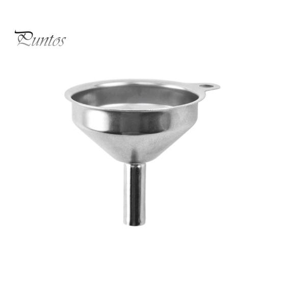 

Мини-воронка из нержавеющей стали с длинной ручкой, гладкая, устойчивая к пятнам кухонная воронка для жидкостей и сухих ингредиентов, металлическая воронка для приготовления эфирных масел Short