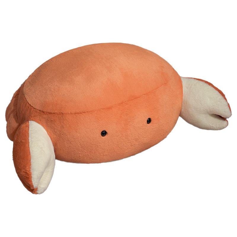 

Soft Plush Crab Pillow Animal Decor For Kids And Adults Bed Couch Comfort