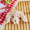Cartoon 4-inch Pendant Keychain Atmosphere Doll Cute Rabbit Backpack Accessories Grab Machine Doll Boutique