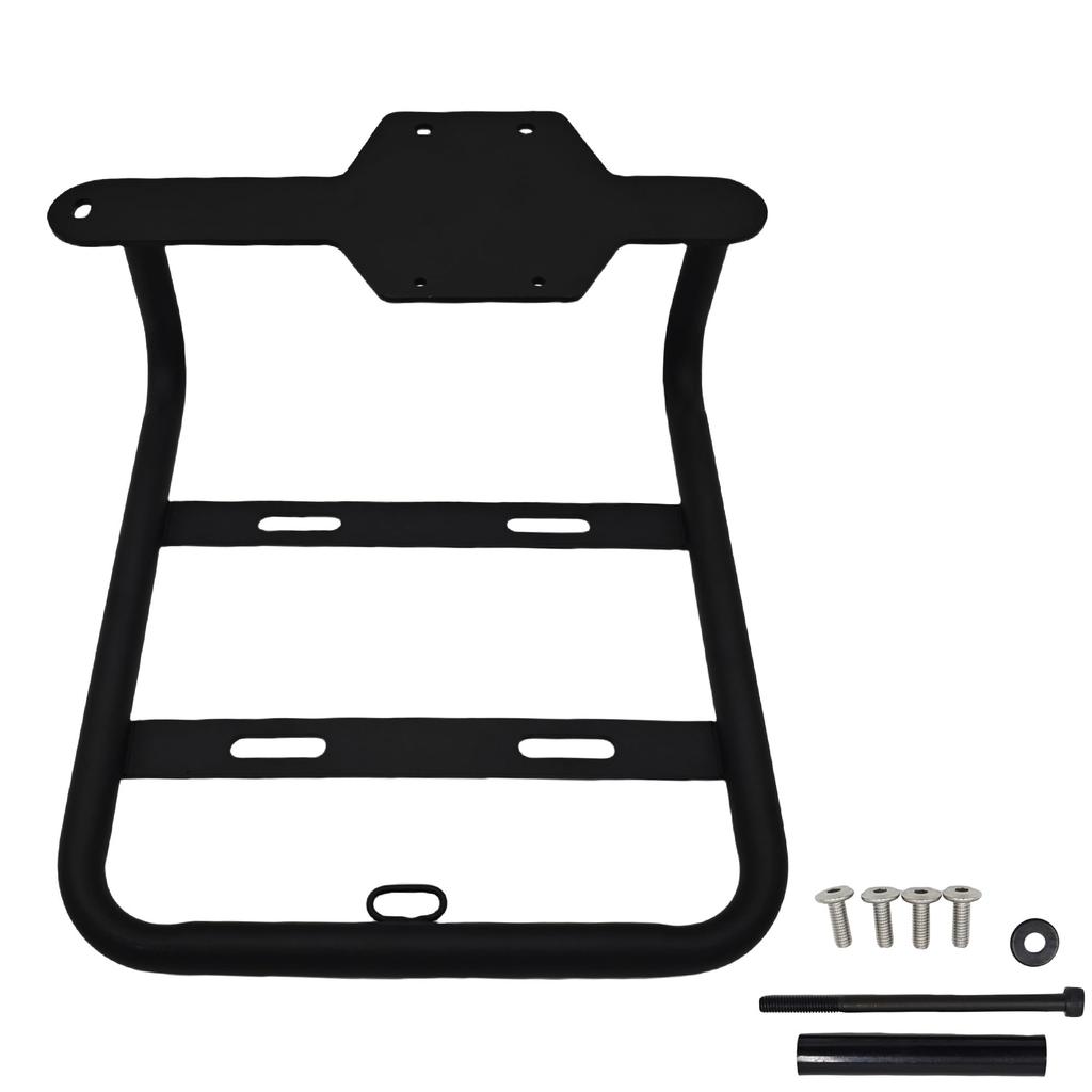 Yoothi Compatible Bike Side Bag Support CT125 Hunter Cub Entrapment Prevention Stay Steel Black Finish Bag Support Side Bag Saddle Bag Support Bike