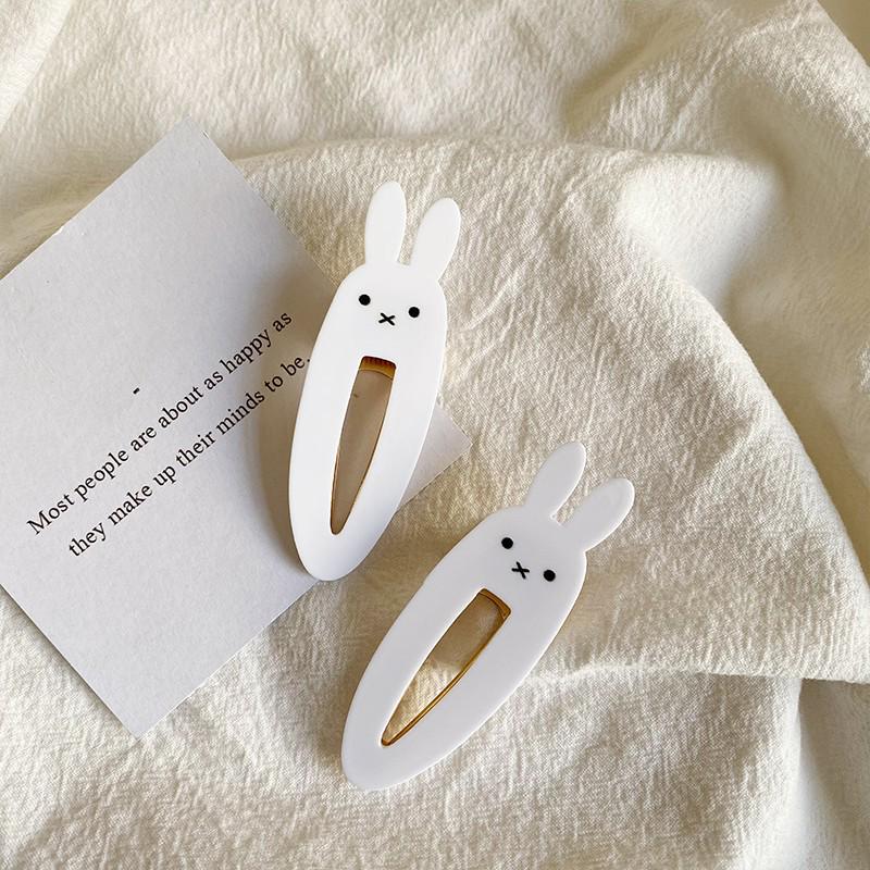 

Милая заколка для волос с мультяшным кроликом для девочек - новый стиль заколки для челки и милый головной убор на лоб