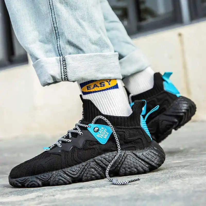 Fashion Tied Platformed Summer Boots Shoes Breathable Men High-top Shoes Sneakers Sport High Grade Super Brand Caregiver