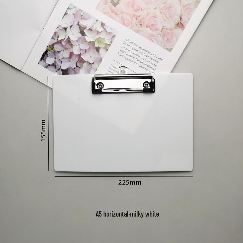 

A4 & A5 Landscape Clipboard Writing Pad with Test Paper Clip for Students & Office Use
