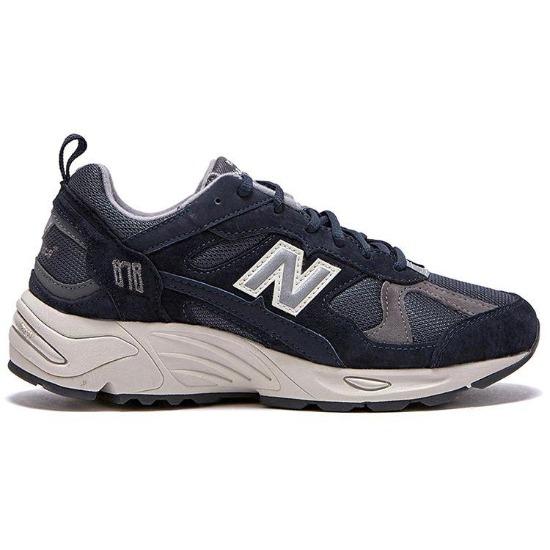 New Balance 878 Navy Silver Unisex Sneakers Blue  CM878KE1