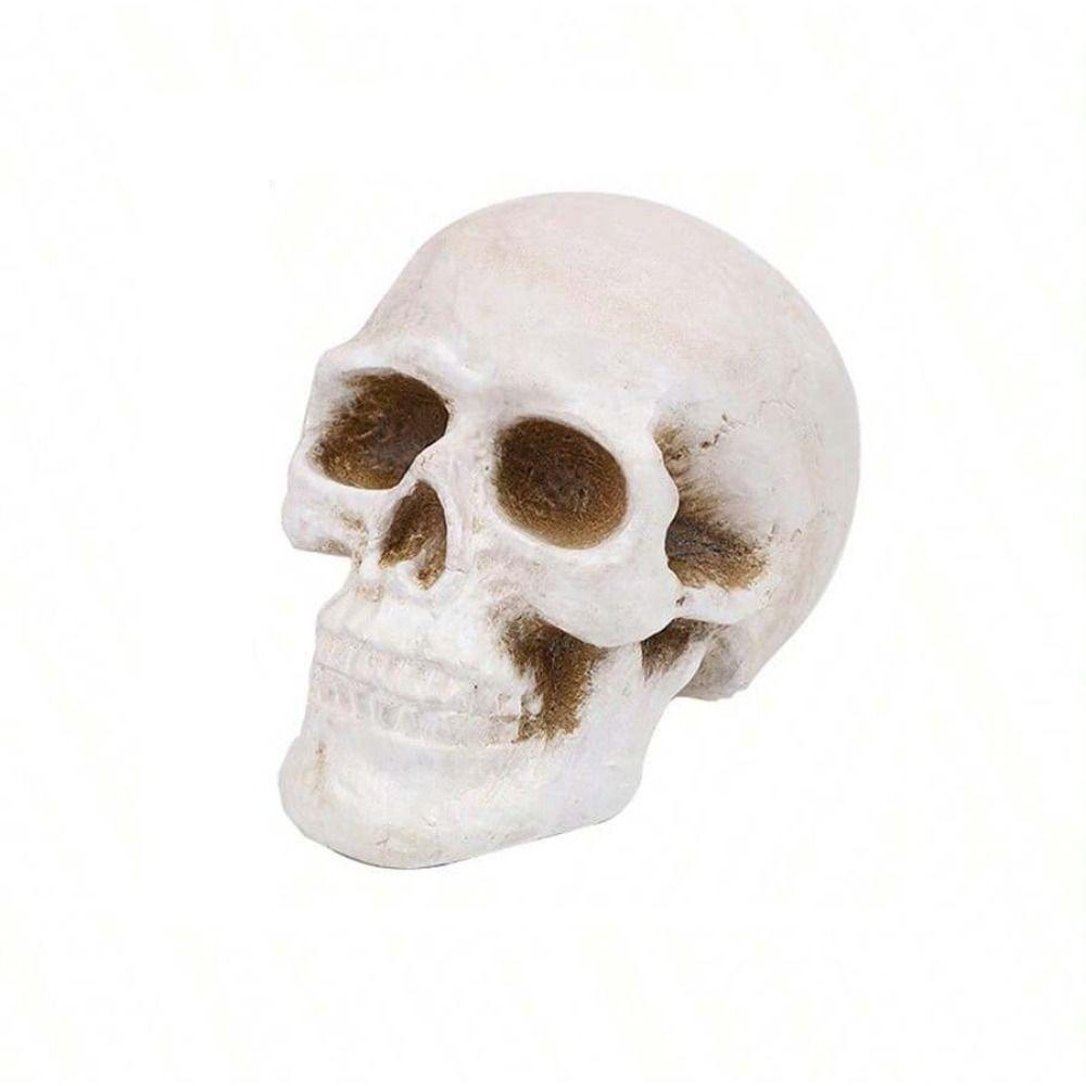 Pottery Simulation Skull Ornament Refractory Halloween Skull Props Fire Pit Skull Fireplace