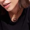 Rectangle Heart-shaped Box Necklace Hollow Design Chain Necklace  Women Accessories
