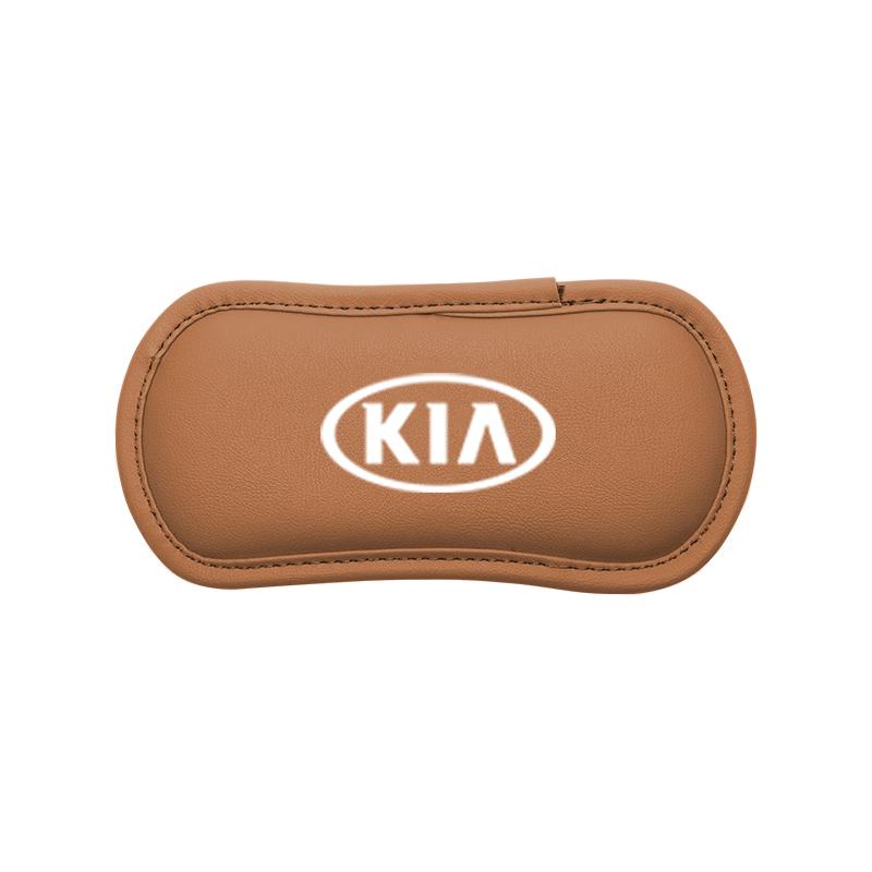 Car Interior Leg Knee Rest Pads Leather Cushion For KIA K3 Sportage Carnival K5 Seltos Pegas KX1 EV5 Sonet EV6 K4 EV3 Ceed K8