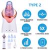 Electric Blackhead Remover Vacuum Suction Facial Pore Cleaner Comedone Balck Dots Pimple Whiteheads Extractor USB Rechargeable