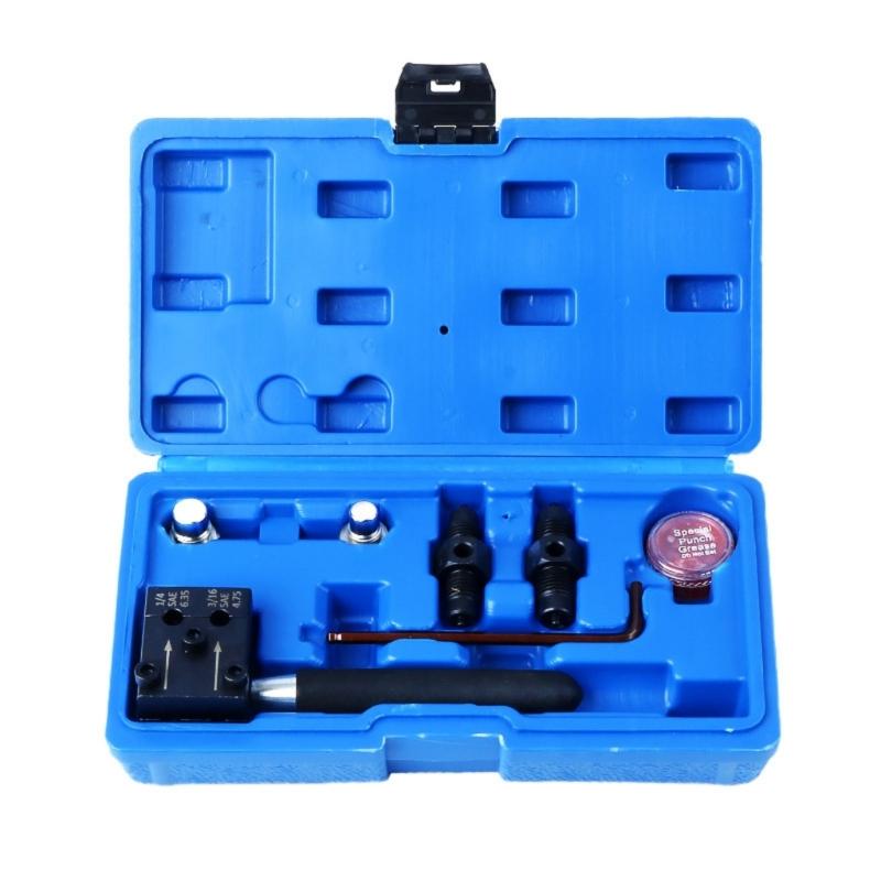 Professional Alloy Brake Tube Flaring Kit With Mushroom And Double Flaring Heads 7Pieces Auto Motorcycle Mechanic Tool