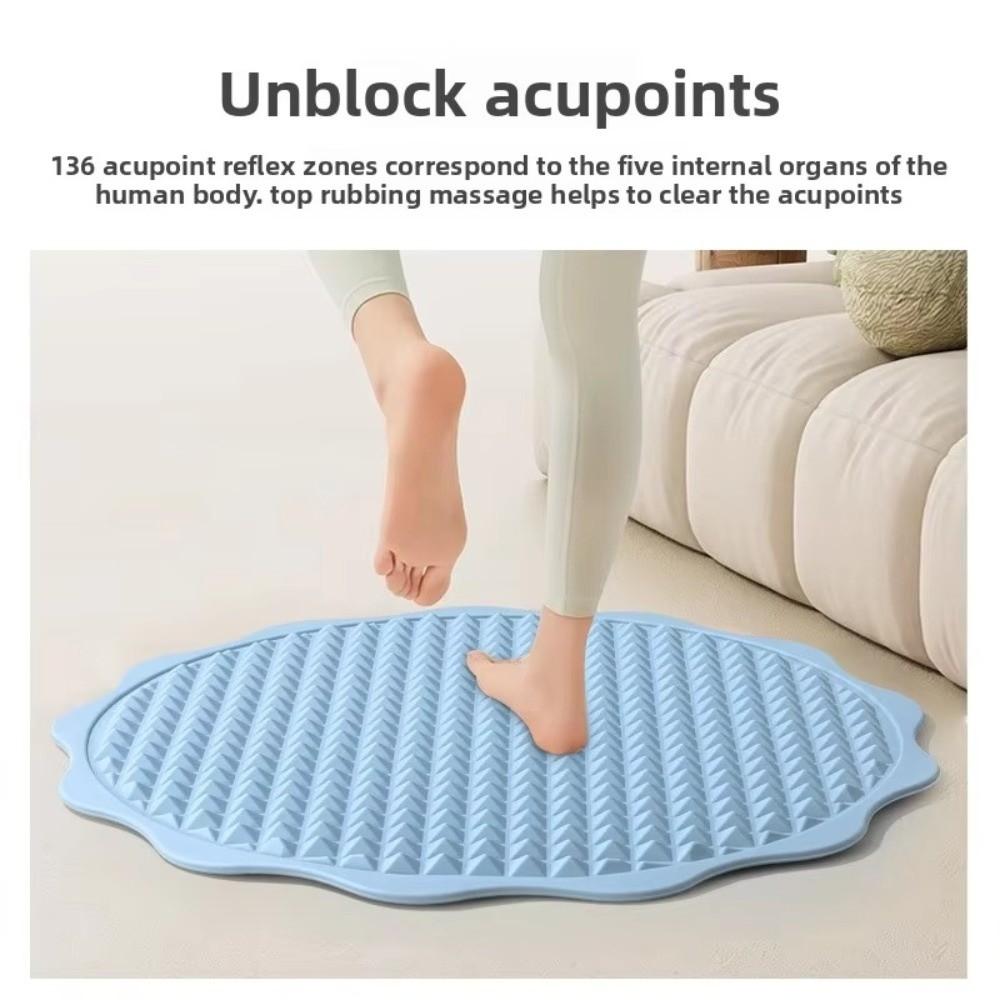 Thickened Foot Massage Pad Anti-Slip Acupressure Board Portable Pressure Board Indoor Use