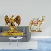 Camel Figurine Animal Sculpture Crafts Modern Art Ornament Resin Statue Home Decor for Desk Indoor