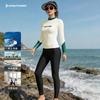 Womens UV Protection Rash Guard Swimsuit With Long Sleeves Quick Dry Dive Suit Surfing Swimming Beach Outdoor Sports