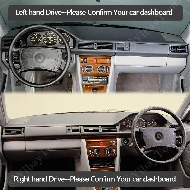 Für Mercedes Benz E-Klasse W124 E 250 420 200 300 1987~1997 Armaturenbrettabdeckung Vermeidung von Lichtpolster Instrumentenplattform Abdeckung Matte Teppich