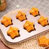 Kuchenform Leicht zu reinigen Dessert Backformen Sternförmiges Kohlenstahlmaterial Kuchenformen Geschenk für Backbegeisterte