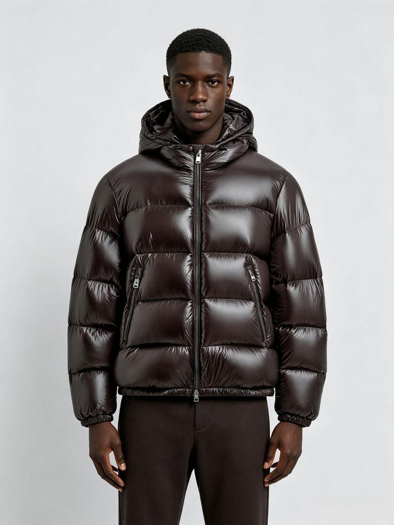 Men’s Winter Hooded Cotton Jacket: Warm Padded Coat for Casual Wear - European & American Style