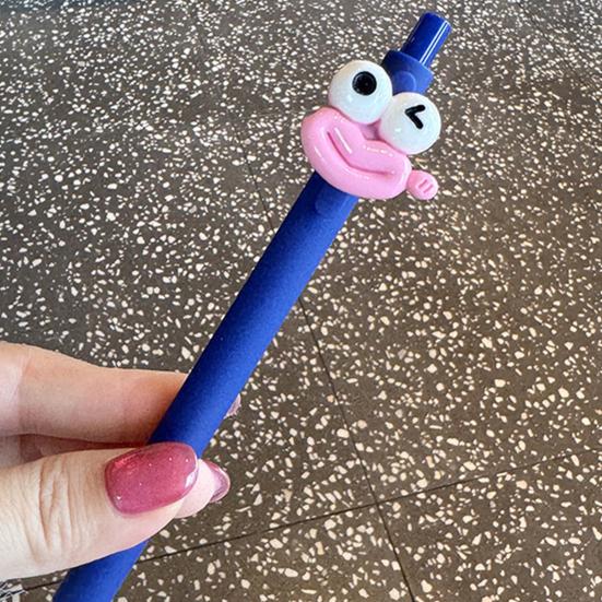 Large Mouth Ballpoint Pens Cartoon Gel Pen Cute Students Stationery Pen Fun