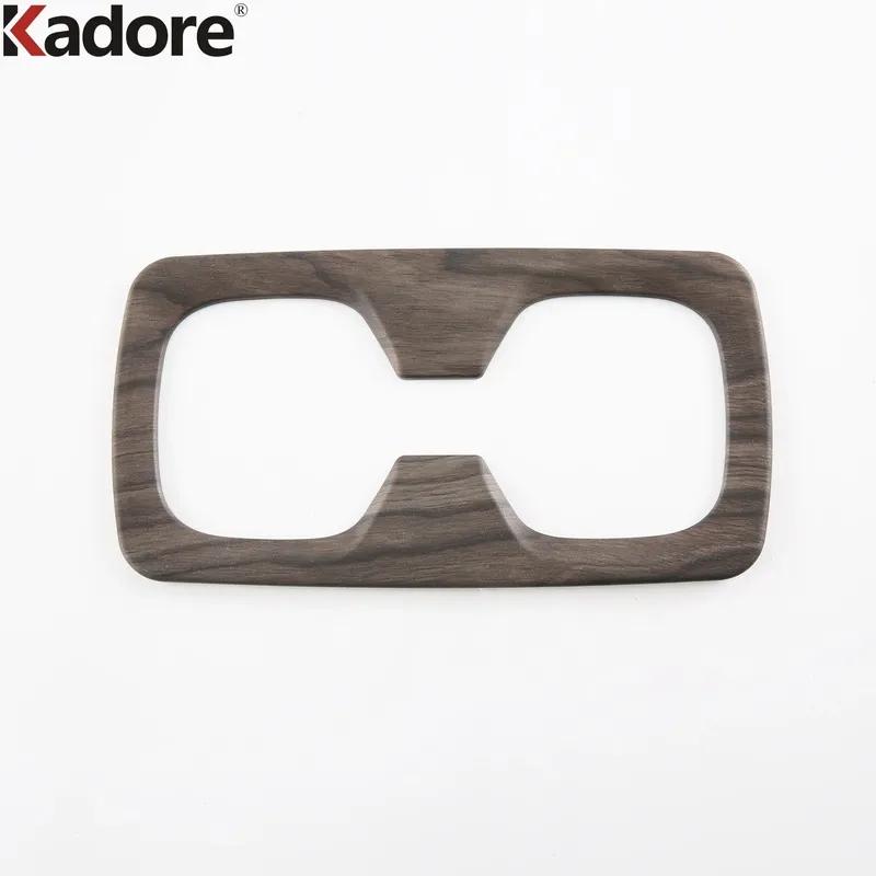 For Lexus NX 250 350 350H 450H -2024 2025 Carbon Fiber Car Rear Seat Water Cup Holder Frame Cover Trim Interior Accessories