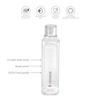 Cello Reusable Leakproof Fridge Bottles For Home Office Travel Use | 1000ml Unbreakable Water Bottle Set Of 3 | Transparent Sleek BPA-Free Design