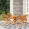 Day and Night - Day and Night Garden Dining Set 5 Pieces Solid Acacia Wood
