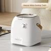 Desktop Decoration Wastebasket Trash Can Small Paper Basket Recycle Bin Handle Tissue Storage Box Deluxe Mini Household Cleaning