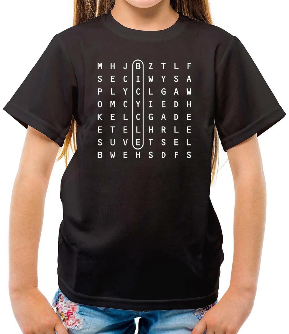 Word Search Bicycle - Kids T-Shirt - Cyclist - Biker - Biking - Cycle - Fan-Love 130