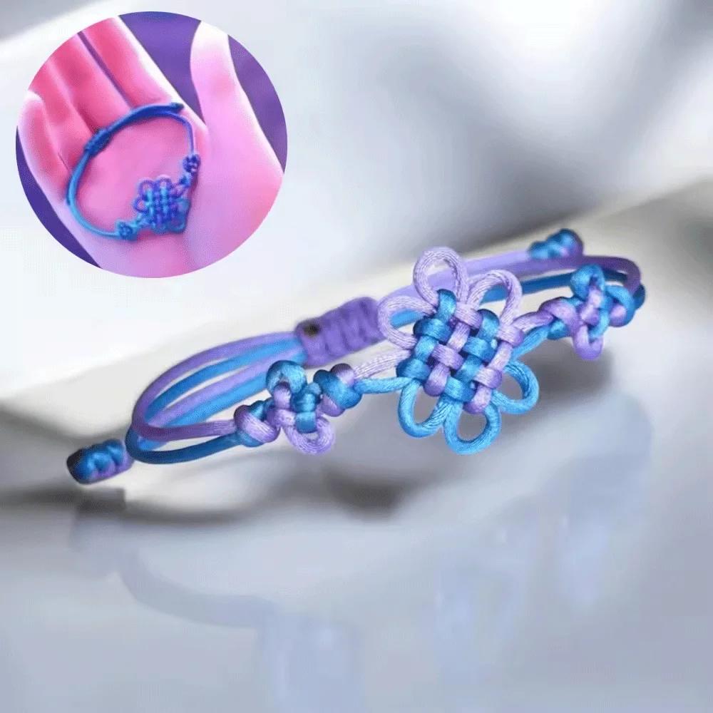 KPop Demon Hunters Rumi Cosplay Accessories Chinese Knot Braided Bracelet HUNTR/X Idol Mira Zoey Friendship Bracelet Fans Gift
