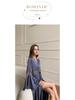Yaoting Women's Satin Lace Backless Pajamas - Spring/Summer Lightweight Ice Silk Homewear 2700