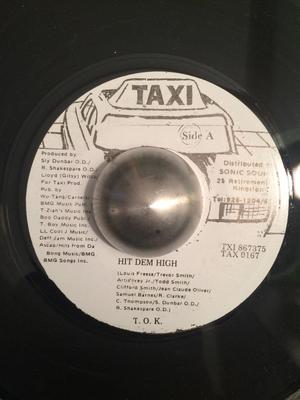 7inch Record T.O.K. - Hit Dem High TAX0167 Taxi Jamaica Reggae, Ska & Dub Used
