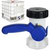 Válvula IBC DN40 62mm Grifo Tapa Abatible Adaptador de Salida para Tanque de Agua Químicos