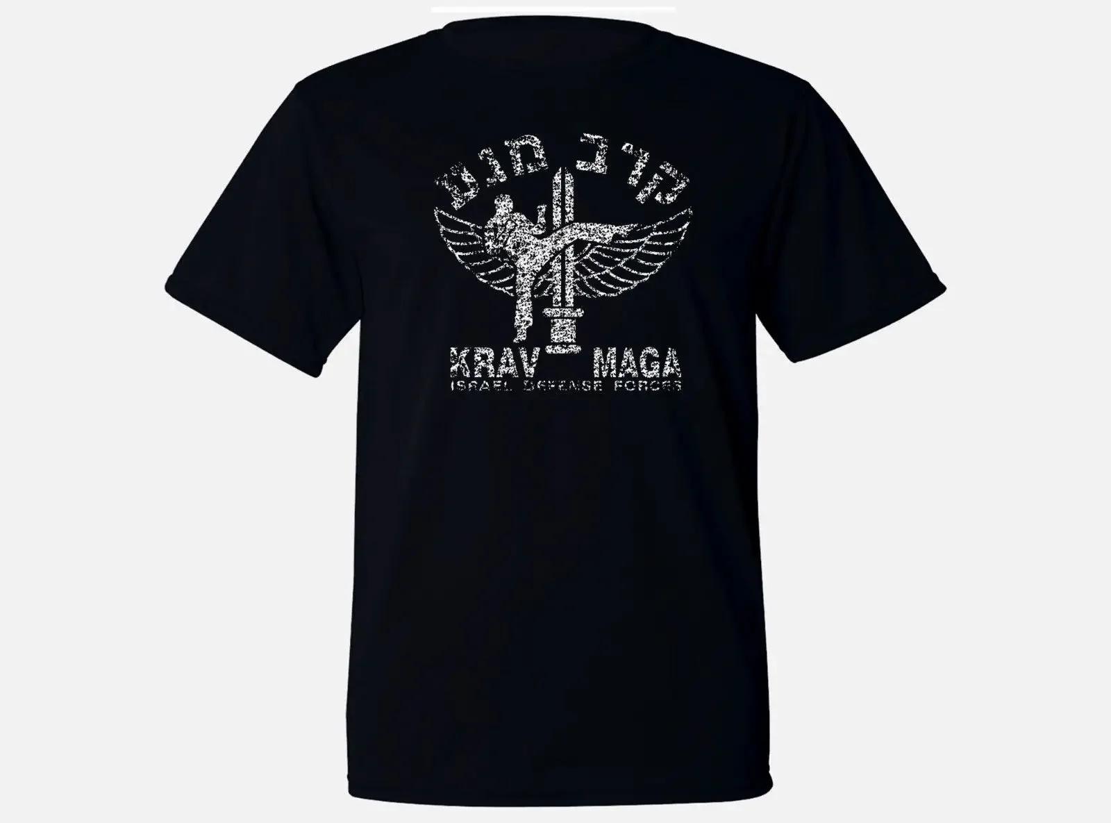 Distressed Israel Defense Force Krav Maga SelfDefense System TShirt Summer Cotton ONeck Short Sleeve Unisexs T Shirt New S3XL S