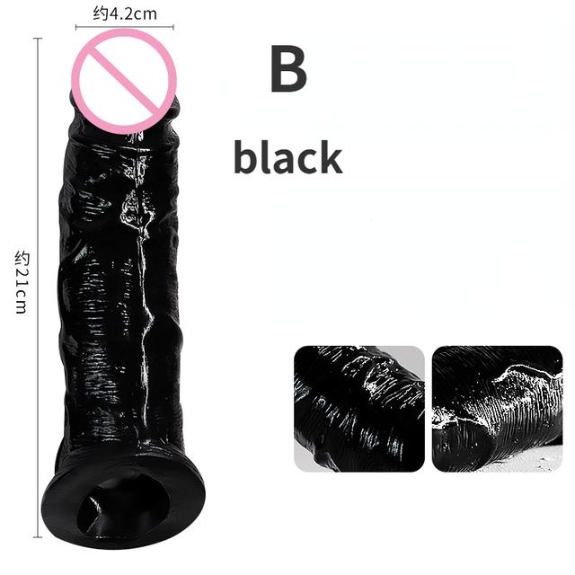 21cm Realistický rukáv na penis Velký rukáv na zvětšení penisu Zámek na prodloužení penisu Sperm Kondom Sexuální hračky pro muže Sexuální produkty