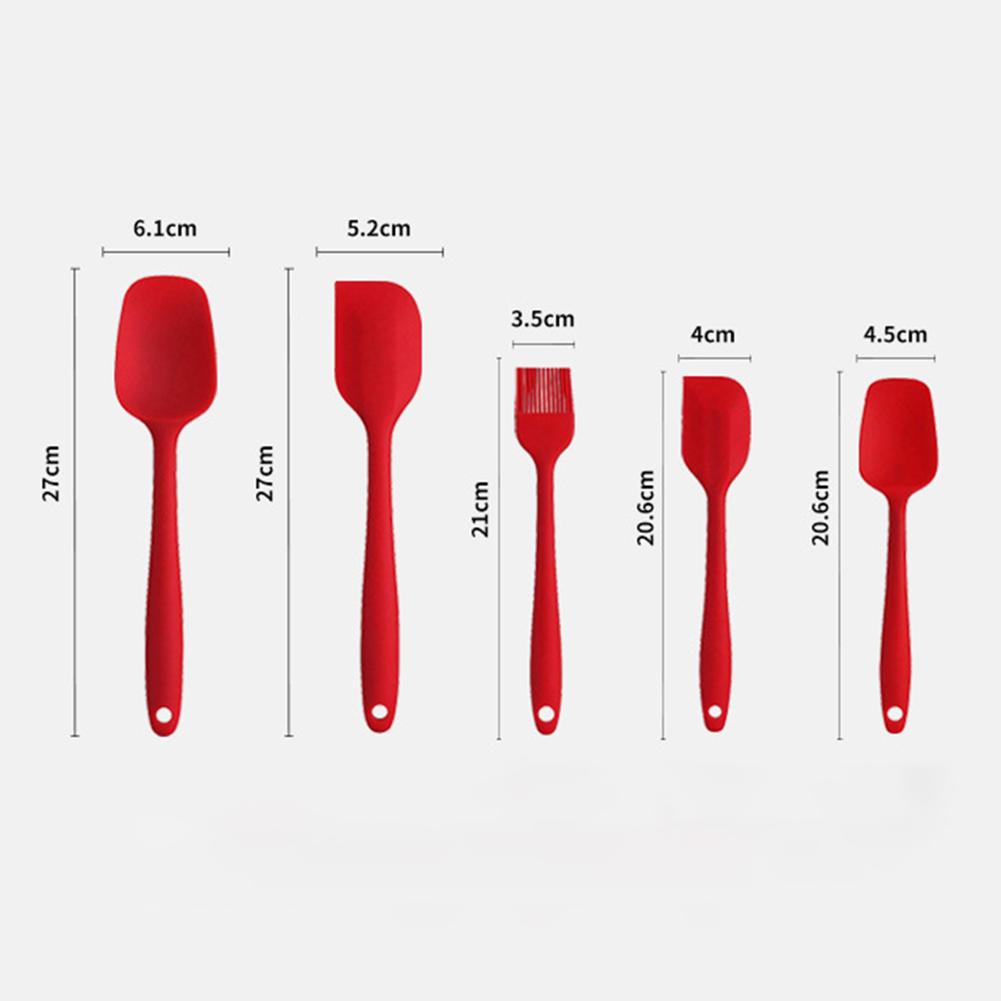 5 stücke Silikon Spachtel Öl Pinsel Set Mehrzweck Wiederverwendbare Rührstab Küche Liefert