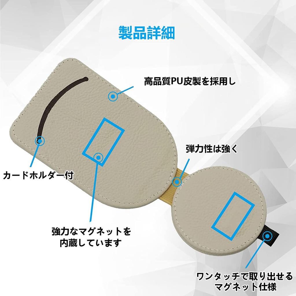 HUACHENG Suport pentru ochelari Clip pentru ochelari de soare din piele pentru mașină Vizor de soare Ochelari de soare Ochelari de soare Suport card de bilete Clip pentru ochelari Suport pentru ochelari de mașină Ușor de