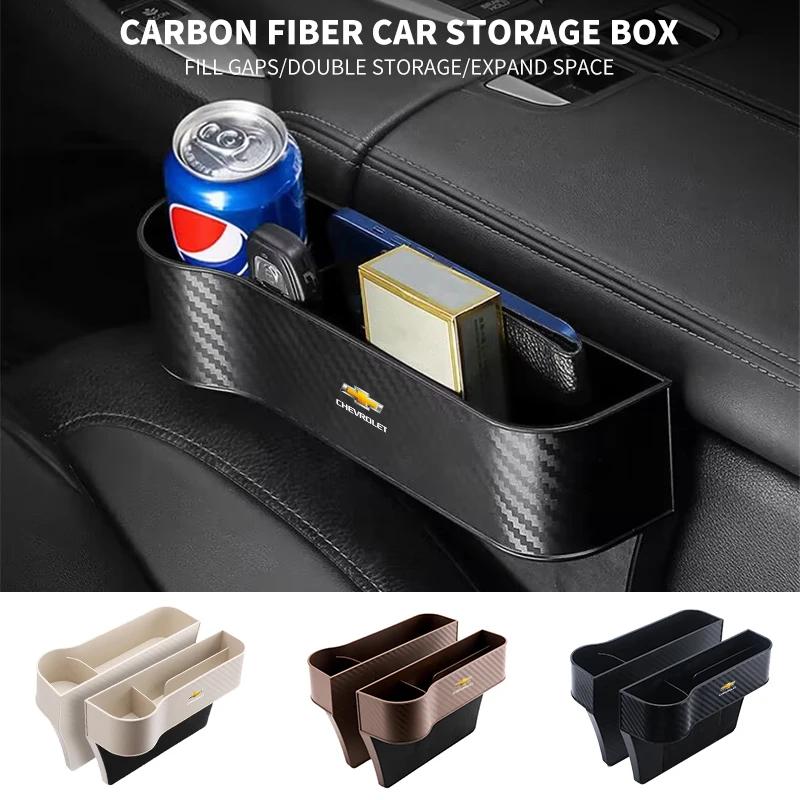 Car Seat Crevice Side Storage Box Auto Acesssories For Chevrolet Spark Captiva Cruze Malibu Equinox Trax Camaro Blazer Traverse