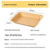 Temeiju Disposable Kraft Paper Plates for Camping & BBQ