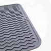 Kitchen Non-slip Dish Holder Wave Table Mat Heat Insulation Pad Silicone Drying Mat Placemat