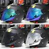Colorful Unisex Visor Helmet Visor Replacement Visor Motorcycle Accessories Easy Installation Suitable for OF562 Durable