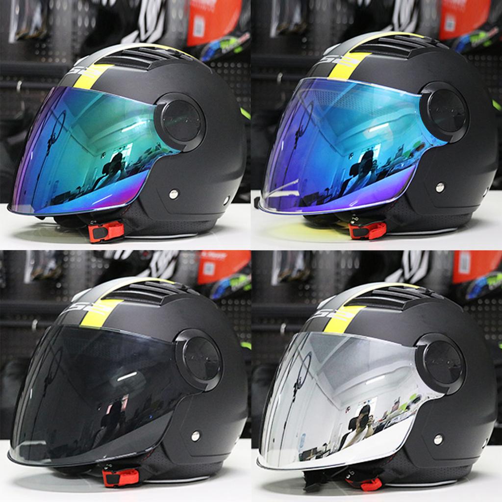 Colorful Unisex Visor Helmet Visor Replacement Visor Motorcycle Accessories Easy Installation Suitable for OF562 Durable