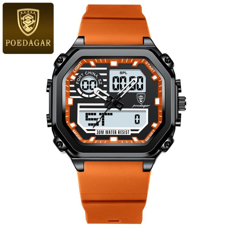 Top Brand New Electronic Watch Teenage Men's Quartz Electronic Waterproof Luminous Watch