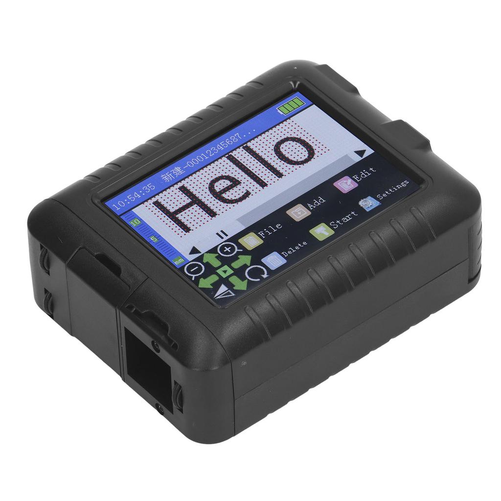 Φορητός Εκτυπωτής Inkjet 3.5in LED Οθόνη Αφής 4 Πυρήνων CPU Επαναφορτιζόμενος Εκτυπωτής Κωδικών για Εκτύπωση