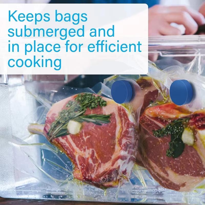 Sous Vide Magnets to Keep Bags Submerged and In Place - Sous Vide Accessories to Stop Floating BagsUndercooking