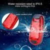 Bicycle Rear Light Safety Flashing Bicycle Rear Light Running Walking Cycling Helmet Light