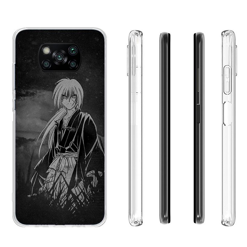 Rurouni Kenshin Anime Phone Case For Xiaomi Poco F7 Ultra X7 X6 Pro X5 Redmi 15 15C 13 13C 12 12C 10 10A 10C 9 9A 9C 9T Shell Po