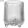 Transparent Glass Three Legged Cup Creative Small Capacity Baijiu Cup Foreign Wine Cup Tea Cups Irregular Drinking Utensils