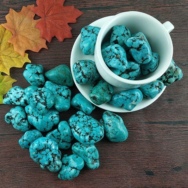 Exquisite 1pc Natural Turquoise Tumbled Crystal For Spirituality And Meditation