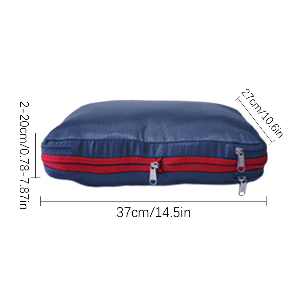 Compression Bags For Travel Clothes Storage Organizer Waterproof Double-Sided Space Saving Compression Pouch For Airplane Cruise